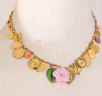 Load image into Gallery viewer, Golden Charm Blossom Necklace