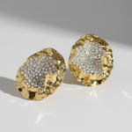 Load image into Gallery viewer, Golden Crush Crystal Earrings