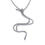 Load image into Gallery viewer, Tennis zip necklace