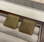 Load image into Gallery viewer, Golden Texture Square Earrings