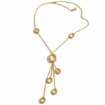 Load image into Gallery viewer, Aura Oval Drop Necklace