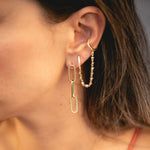 Load image into Gallery viewer, Sparkle Chain Earcuff