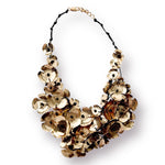 Load image into Gallery viewer, Golden Bloom Statement Necklace