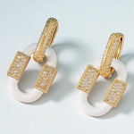 Load image into Gallery viewer, Luna Link Earrings
