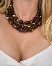 Mocha Orbit Necklace