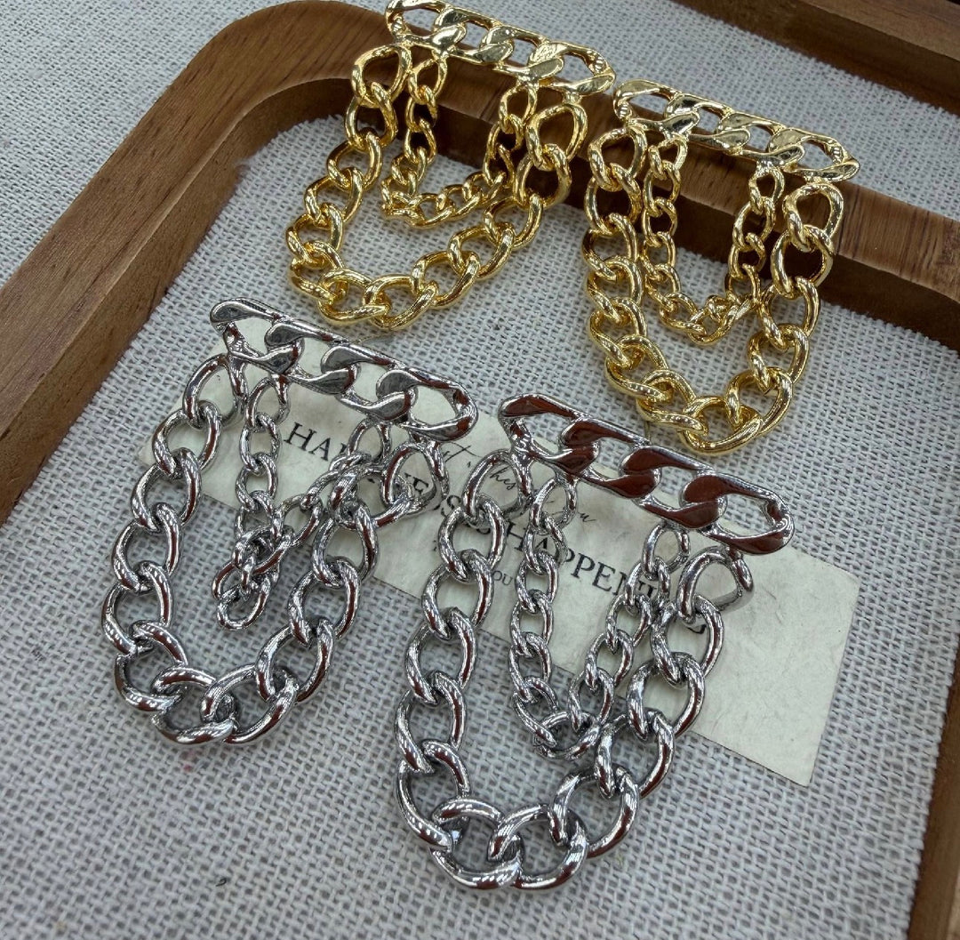 Bold Chain Drop Earrings