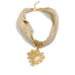 Load image into Gallery viewer, Golden Muse Heart Necklace