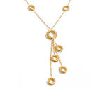 Load image into Gallery viewer, Aura Oval Drop Necklace