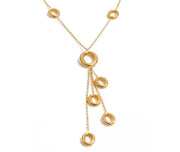 Aura Oval Drop Necklace