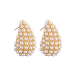 Load image into Gallery viewer, Pearl Drop Statement Earrings