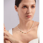 Load image into Gallery viewer, Pearl Drop Charm Necklace