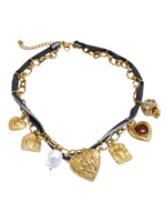 Load image into Gallery viewer, Vintage Heart Charm Necklace