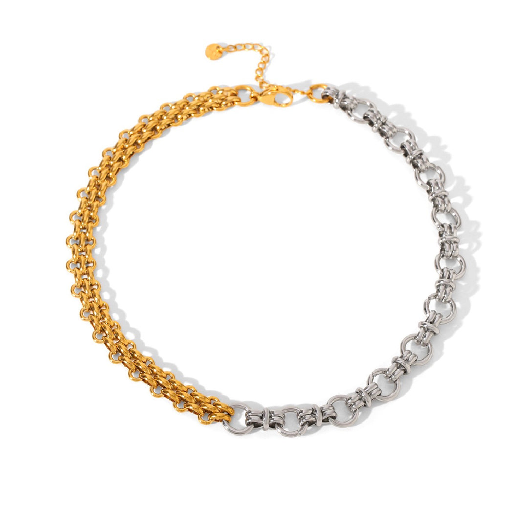 Duo Tone Chain Necklace
