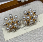 Load image into Gallery viewer, Pearl Blossom Earrings