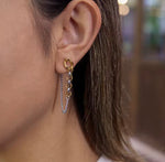 Load image into Gallery viewer, Mixed Link Drop Earrings