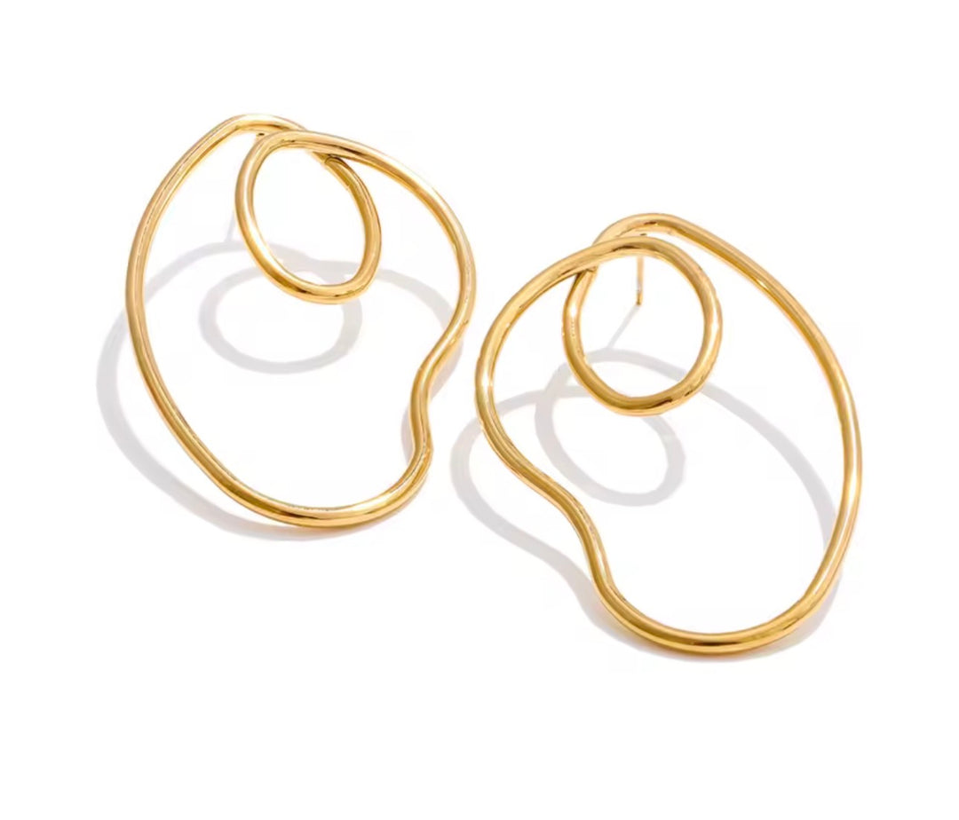 Fluid Loop Earrings