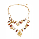 Load image into Gallery viewer, Golden Charm Layer Necklace