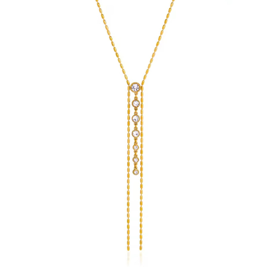 Crystal Drop Necklace