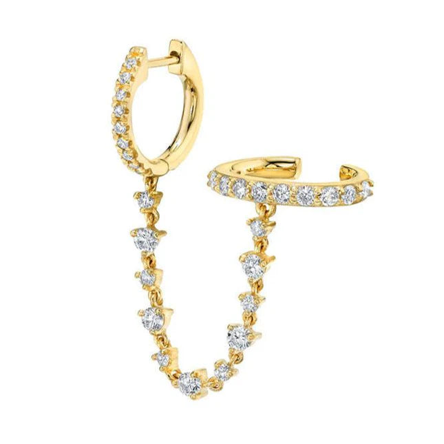 Sparkle Chain Earcuff