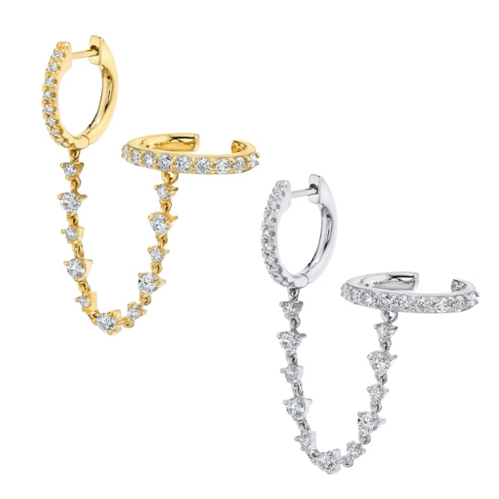 Sparkle Chain Earcuff