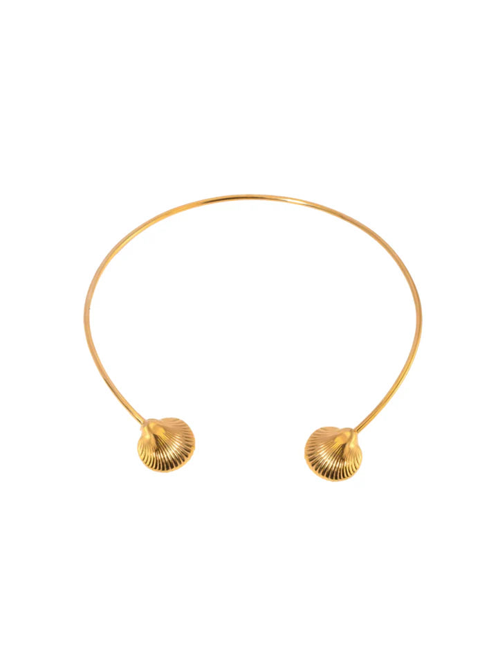 Golden Seashell Choker