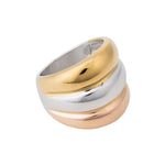 Load image into Gallery viewer, Tri-Tone Dome Ring
