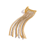 Load image into Gallery viewer, Dual-Tone Tassel Ear Cuff
