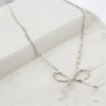 Load image into Gallery viewer, Sparkle Bow Choker

