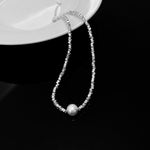 Load image into Gallery viewer, Classic Pearl Silver Necklace
