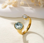 Load image into Gallery viewer, Eterna Dual Gem Ring
